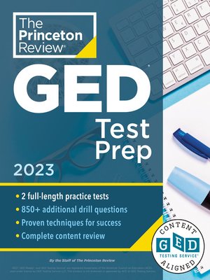 cover image of Princeton Review GED Test Prep, 2023